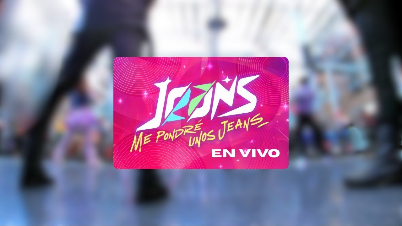 Las cuatro integrantes de JEANS NG interpretando Me pondré unos Jeans en vivo